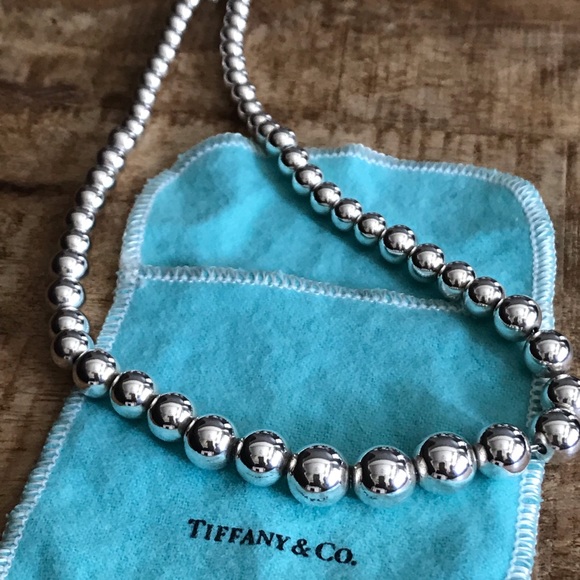 Tiffany & Co. Jewelry - AUTHENTIC Tiffany Graduated Ball Necklace